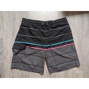 George Mens Swim Shorts Microfiber With One Pocket & Drawstring Size Large 36-38